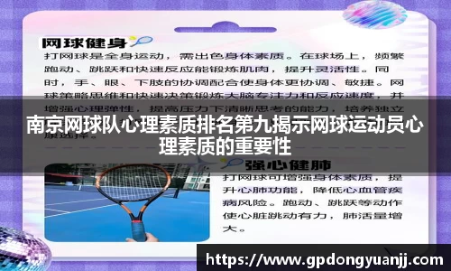南京网球队心理素质排名第九揭示网球运动员心理素质的重要性